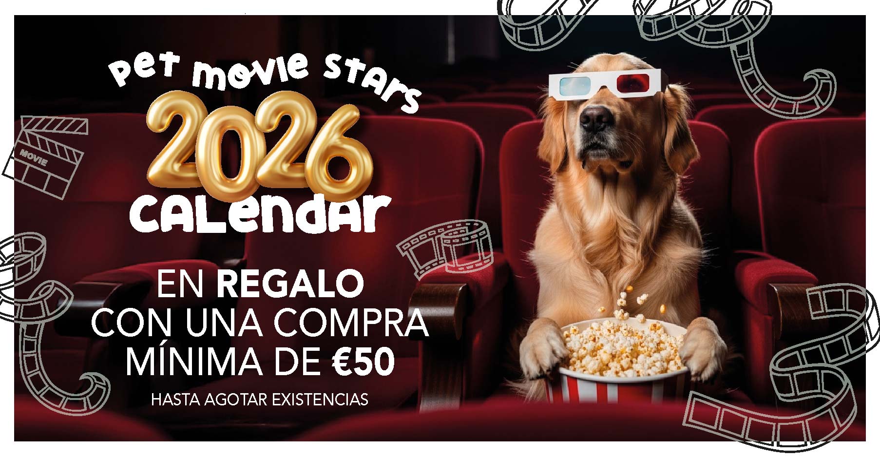 Calendario in omaggio con 50€ di spesa